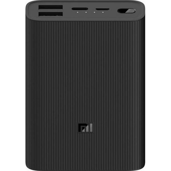 Xiaomi Mi PowerBank 3 Ultra Compact 22.5W 10000mAh Black [BHR4412GL] - Εώς 36 Δόσεις