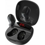 Baseus WM01 Plus In-ear Bluetooth Handsfree Ακουστικά με Αντοχή στον Ιδρώτα και Θήκη Φόρτισης Μαύρα